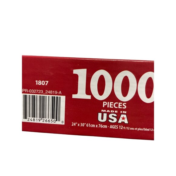 White Mountain Seaside Dreams Jigsaw Puzzle 1000 Large Pieces Bonus Poster - Picture 2 of 3